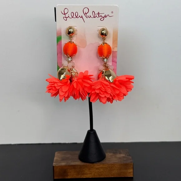 Lilly Pulitzer - Full Bloom Atatement Earrings - Picture 2 of 5
